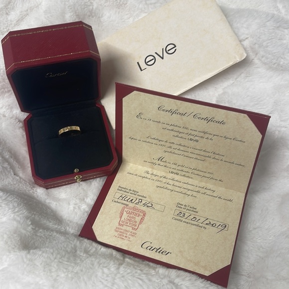 Cartier 18 k yellow gold 3.3 mm love - Picture 3 of 5